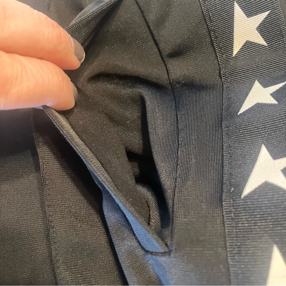 Golden‎ Goose Black Pleated Pull On Star Pants Size 10